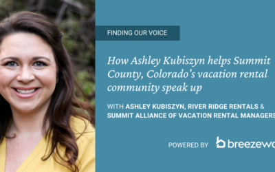 How Ashley Kubiszyn helped owners of Summit County vacation rentals